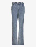 SalmaGZ MW slim jeans - LIGHT BLUE WASHED