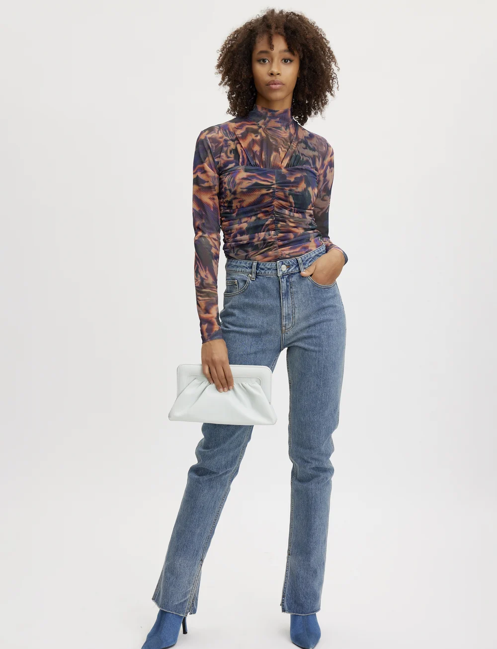 Gestuz - EwaGZ P blouse - langærmede bluser - orange flame - 3