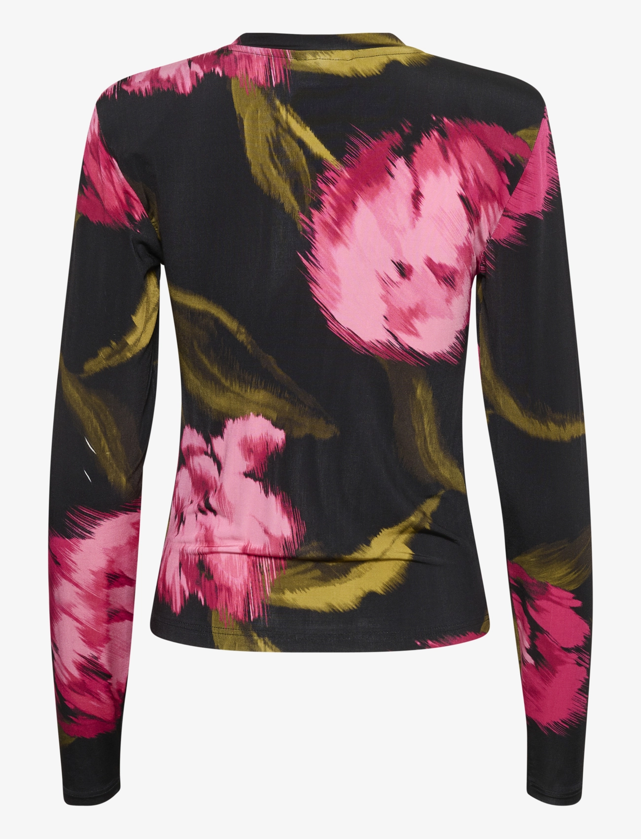 Gestuz - AlineGZ P blouse - long-sleeved tops - pink flower - 2