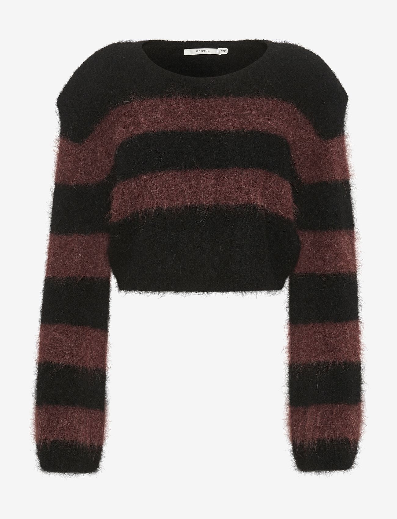 Gestuz - SafiGZ pullover - jumpers - black/brown - 0