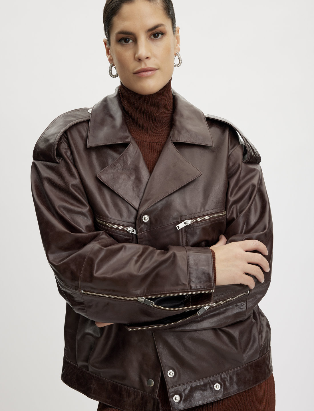 Gestuz leather jacket best sale