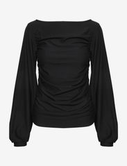 Gestuz - RifaGZ ls blouse - langærmede bluser - black - 0