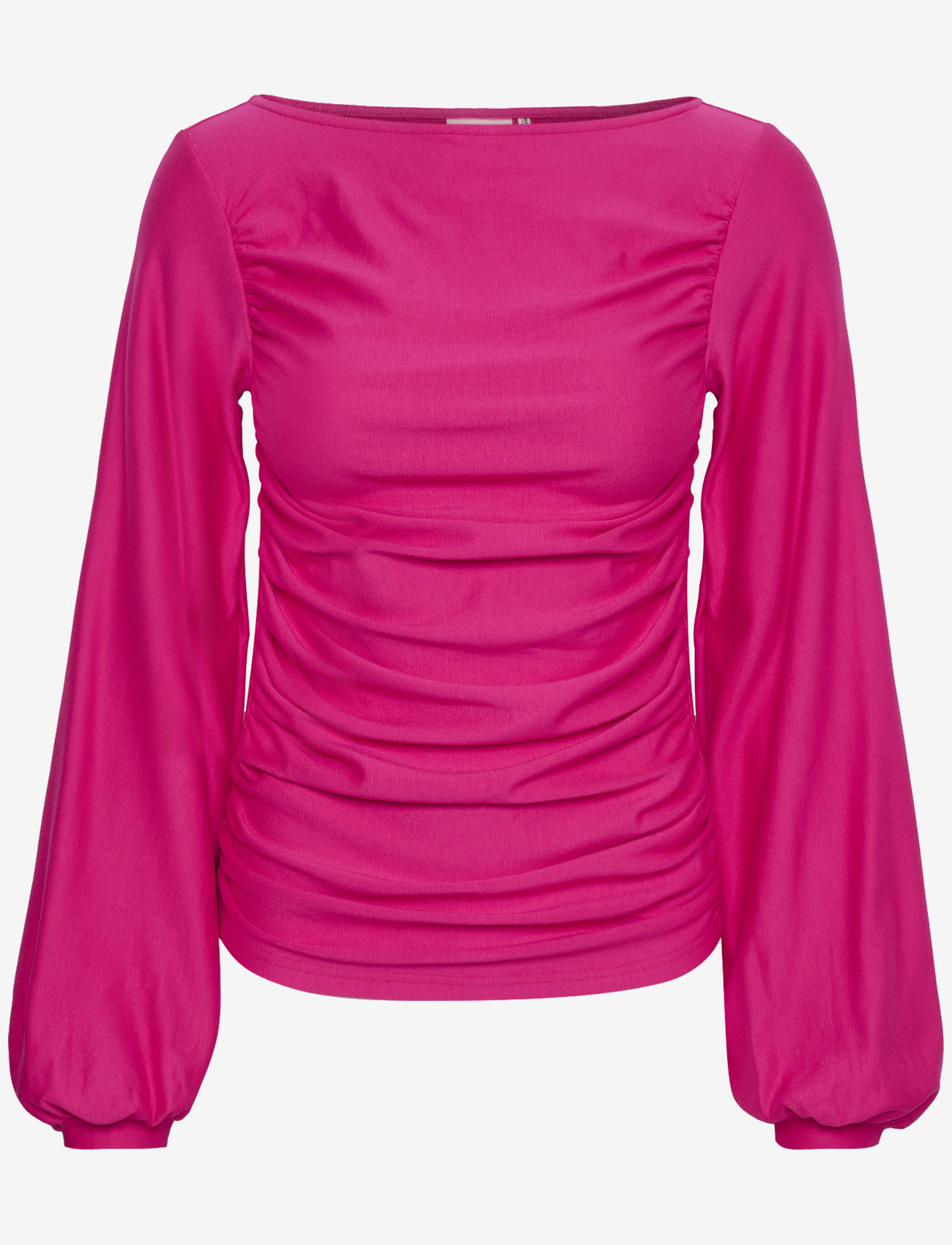 Gestuz - RifaGZ ls blouse - långärmade blusar - pink peacock - 0