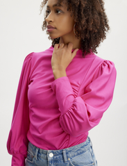 Gestuz - RifaGZ ls blouse - long-sleeved blouses - pink peacock - 2