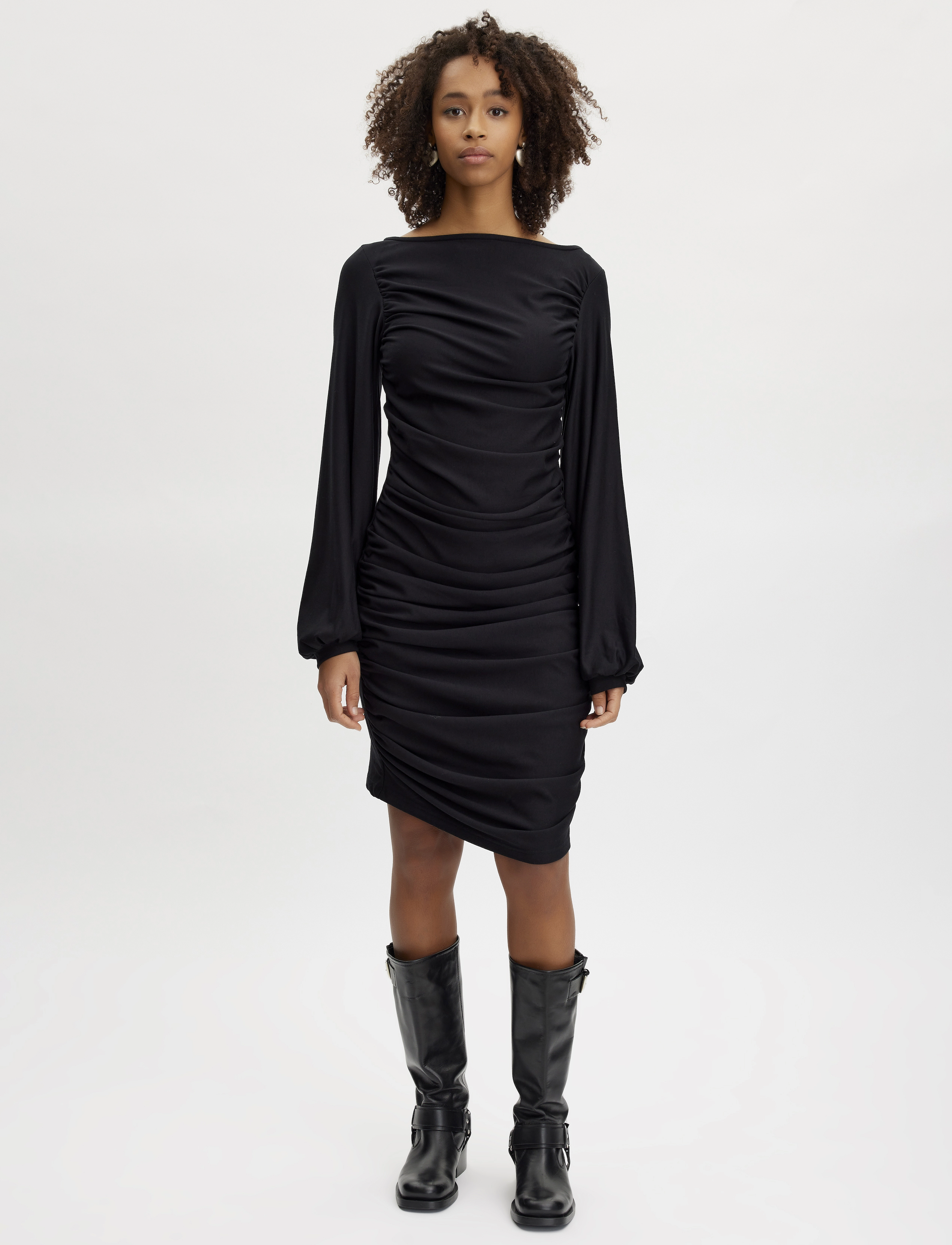 Gestuz - RifaGZ ls dress - festtøj til outletpriser - black - 3