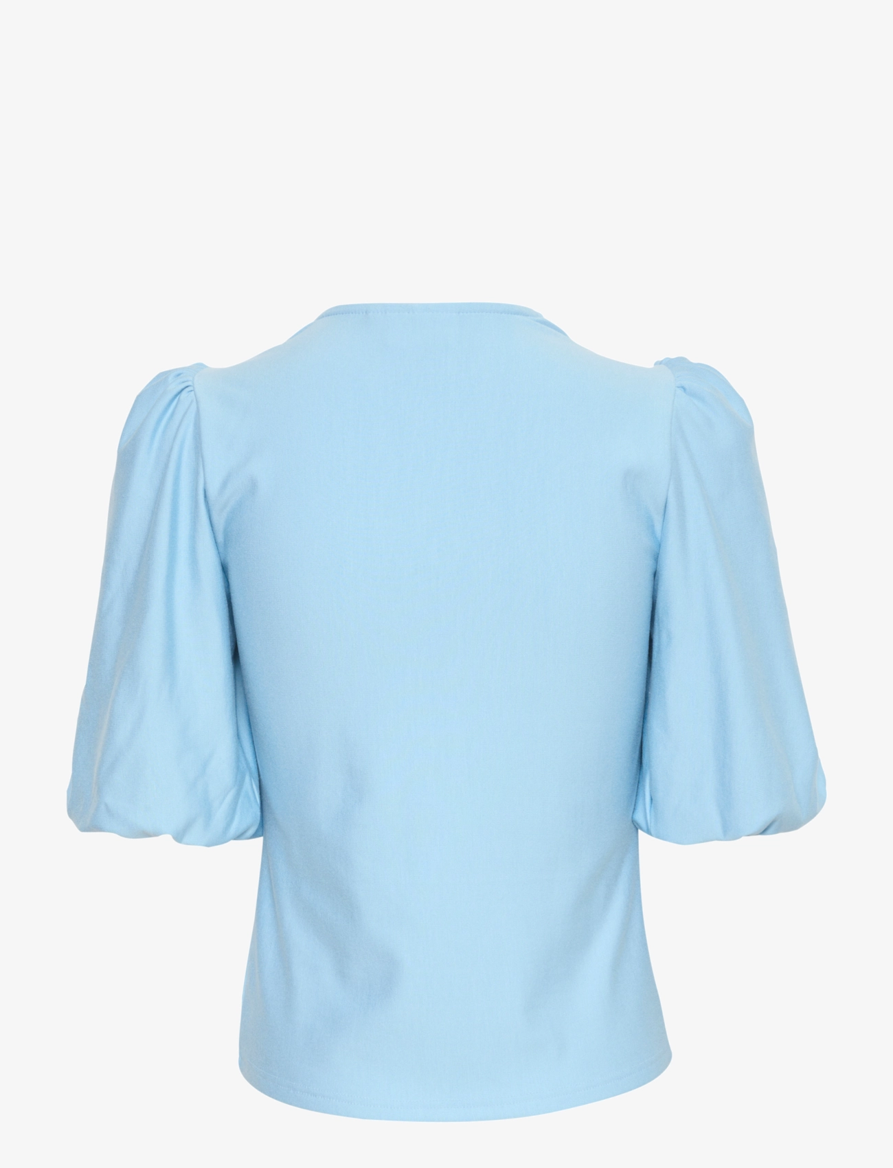 Gestuz - RifaGZ ss balloon blouse - kortærmede bluser - clear sky - 2