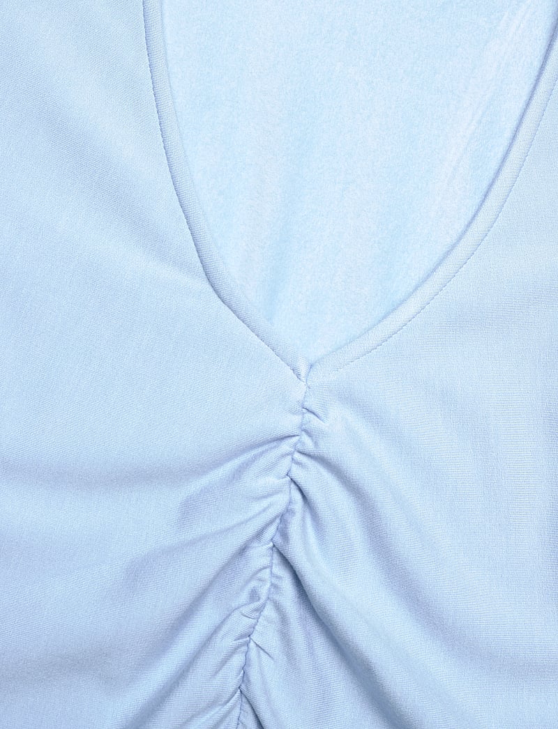 Gestuz - RifaGZ ss balloon blouse - kurzämlige blusen - clear sky - 5
