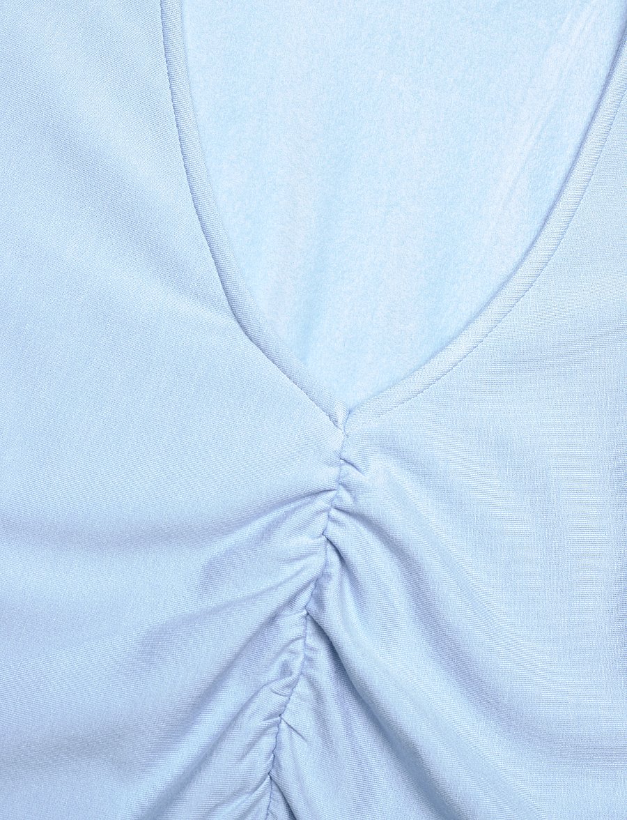 Gestuz - RifaGZ ss balloon blouse - kurzärmelige blusen - clear sky - 5