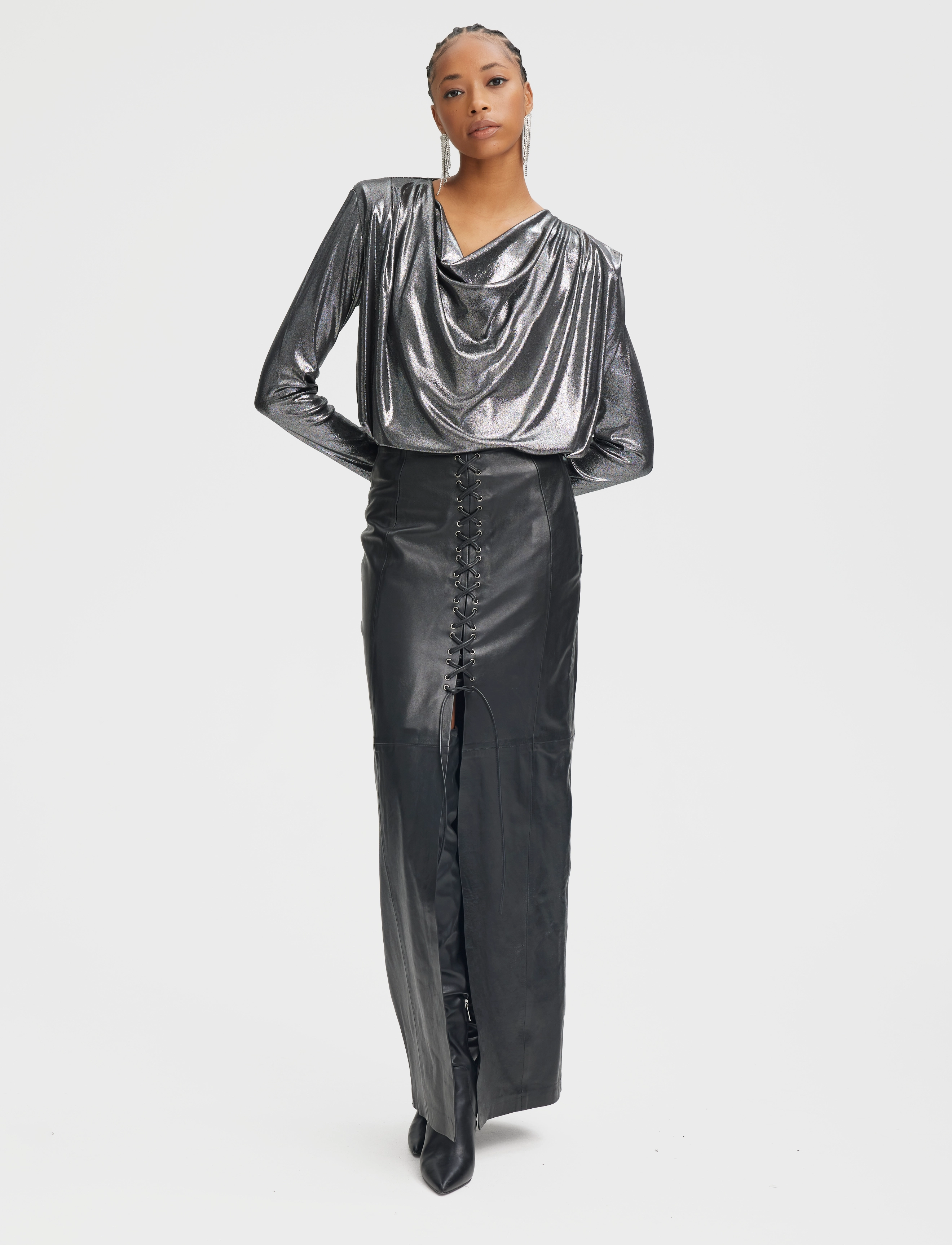 Gestuz - MaddixGZ sl blouse - silver - 3