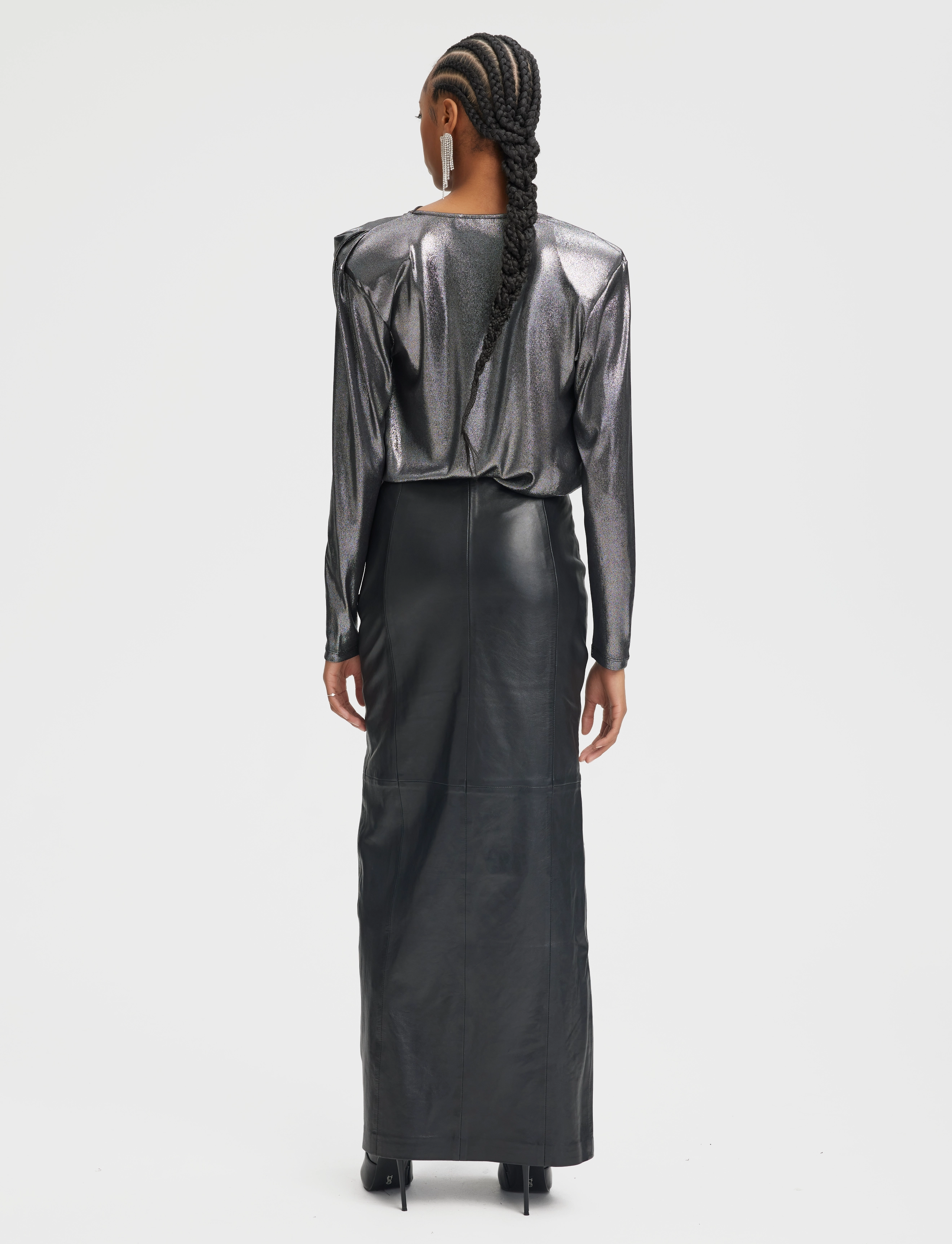 Gestuz - MaddixGZ sl blouse - silver - 4