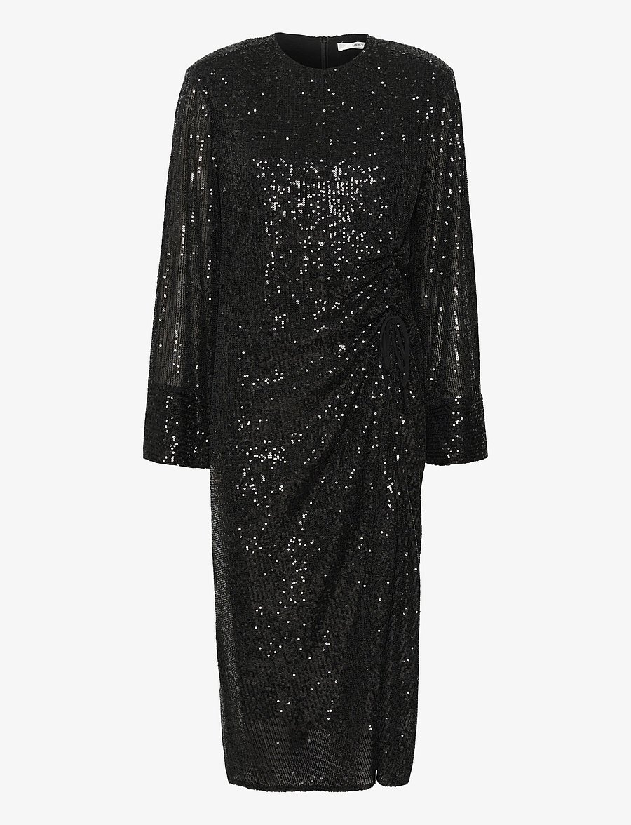 Gestuz - YannaGZ midi dress - paljettimekot - black - 1
