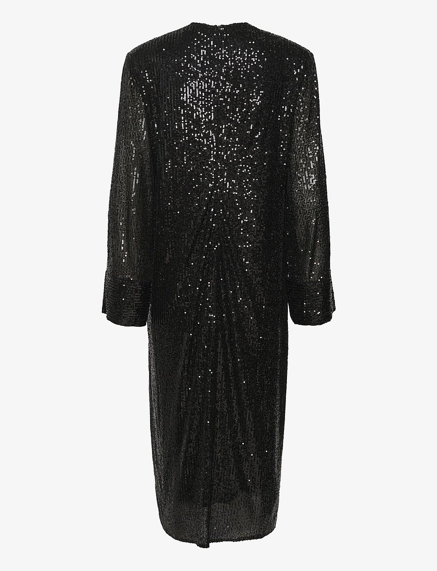 Gestuz - YannaGZ midi dress - paljettimekot - black - 2
