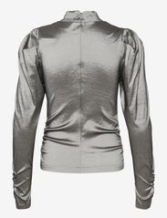 Gestuz - YesicaGZ blouse - bluzki z długimi rękawami - black silver metallic - 2