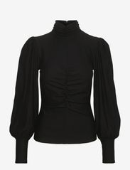 RifaGZ ls cuff blouse - BLACK