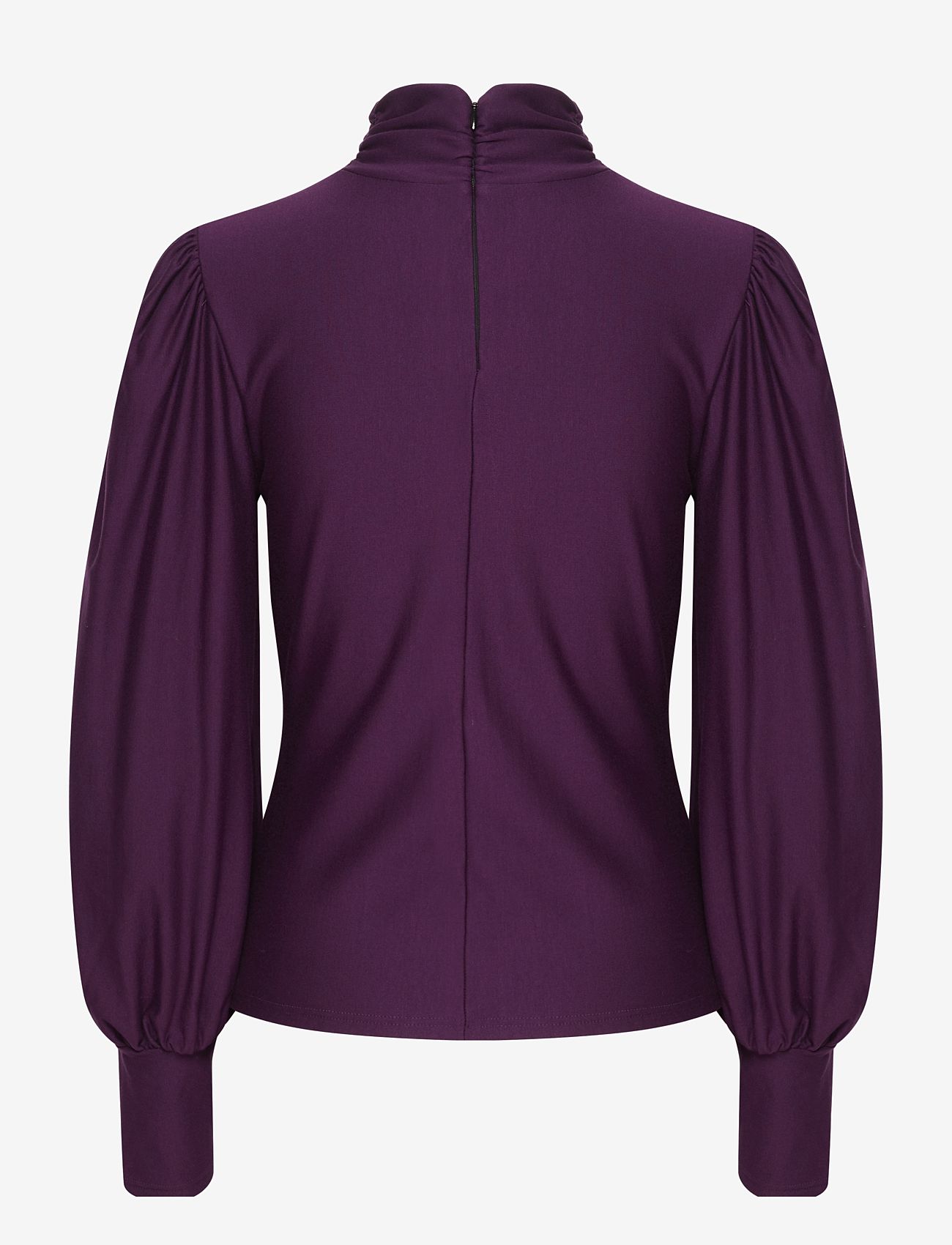 Gestuz - RifaGZ ls cuff blouse - blackberry wine - 2