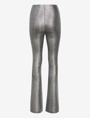 Gestuz - EiraGZ HW flared legging - spodnie - silver structure - 2