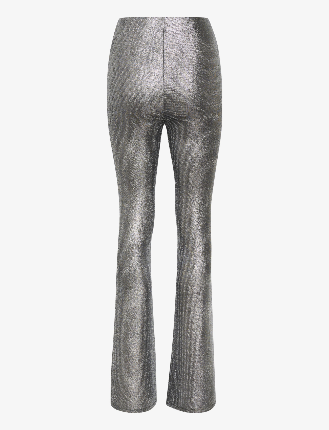 Gestuz - EiraGZ HW flared legging - byxor - silver structure - 2