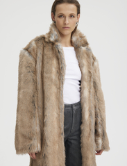Gestuz - TujiGZ coat - fake fur jakker - nature fox - 1