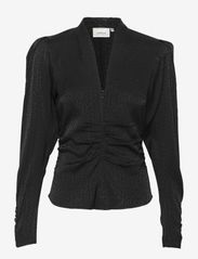 Gestuz - BrinaGZ blouse - langærmede bluser - black - 0