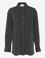 Gestuz - FrylaGZ P LS shirt - black pinstripe - 0