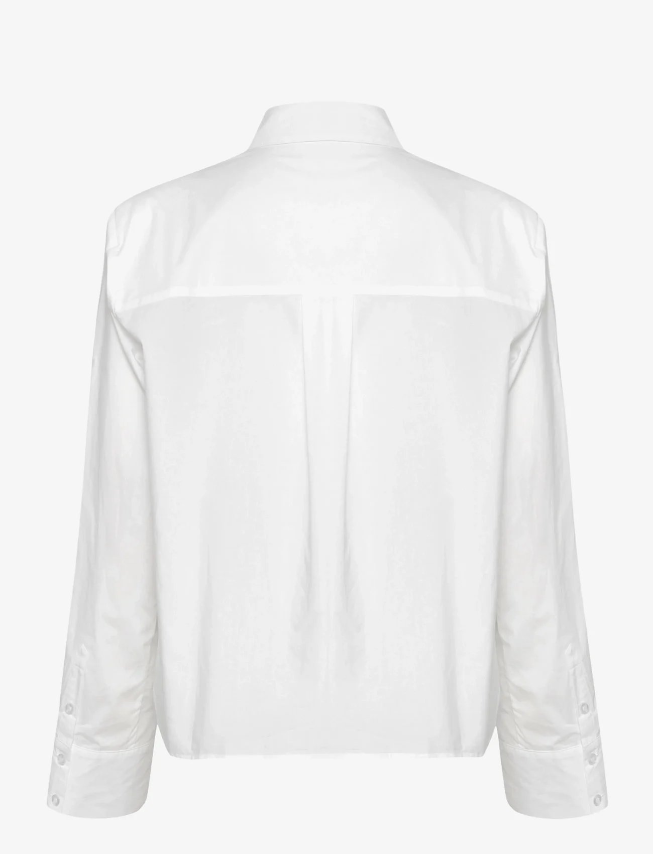 Gestuz - CymaGZ LS shirt - langermede skjorter - bright white - 1
