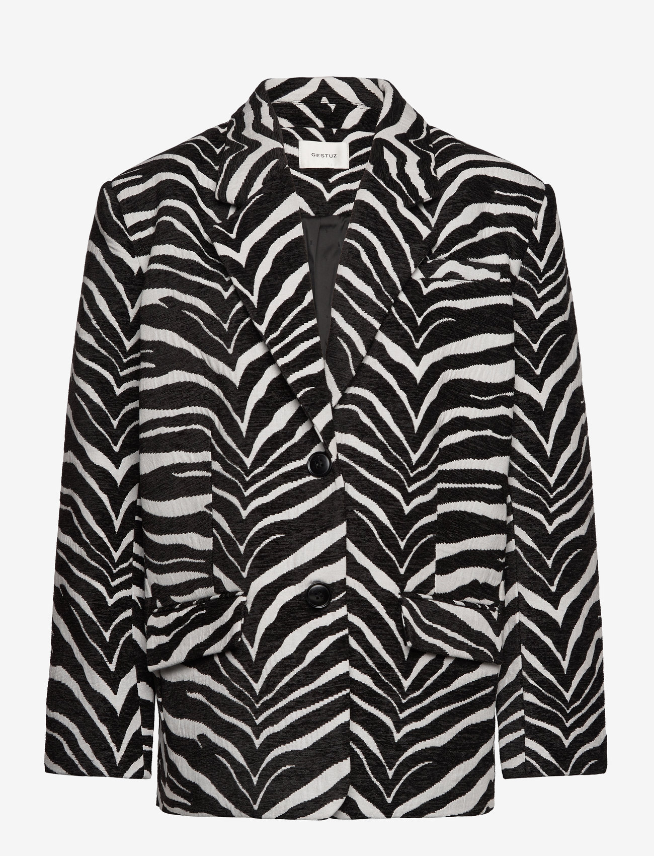 Gestuz - ZibrillaGZ OZ blazer - Ühes joones nööpidega bleiserid - white tiger - 1