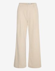 Gestuz - ElnoraGZ HW pants - odzież imprezowa w cenach outletowych - off white structure - 0