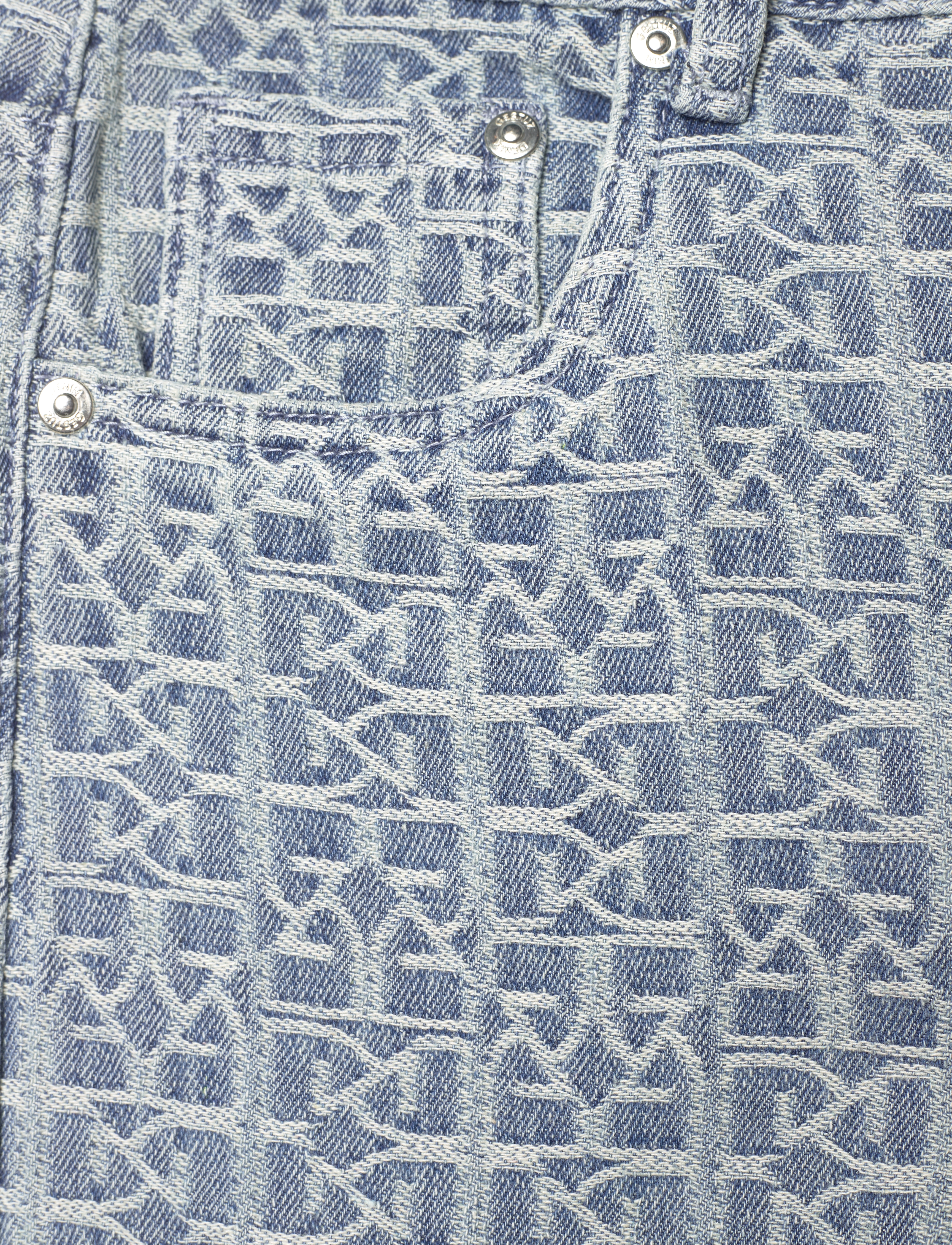 Gestuz - NilaGZ MW wide jeans - iceblue logo - 5