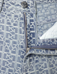 Gestuz - NilaGZ MW wide jeans - hosen mit weitem bein - iceblue logo - 3