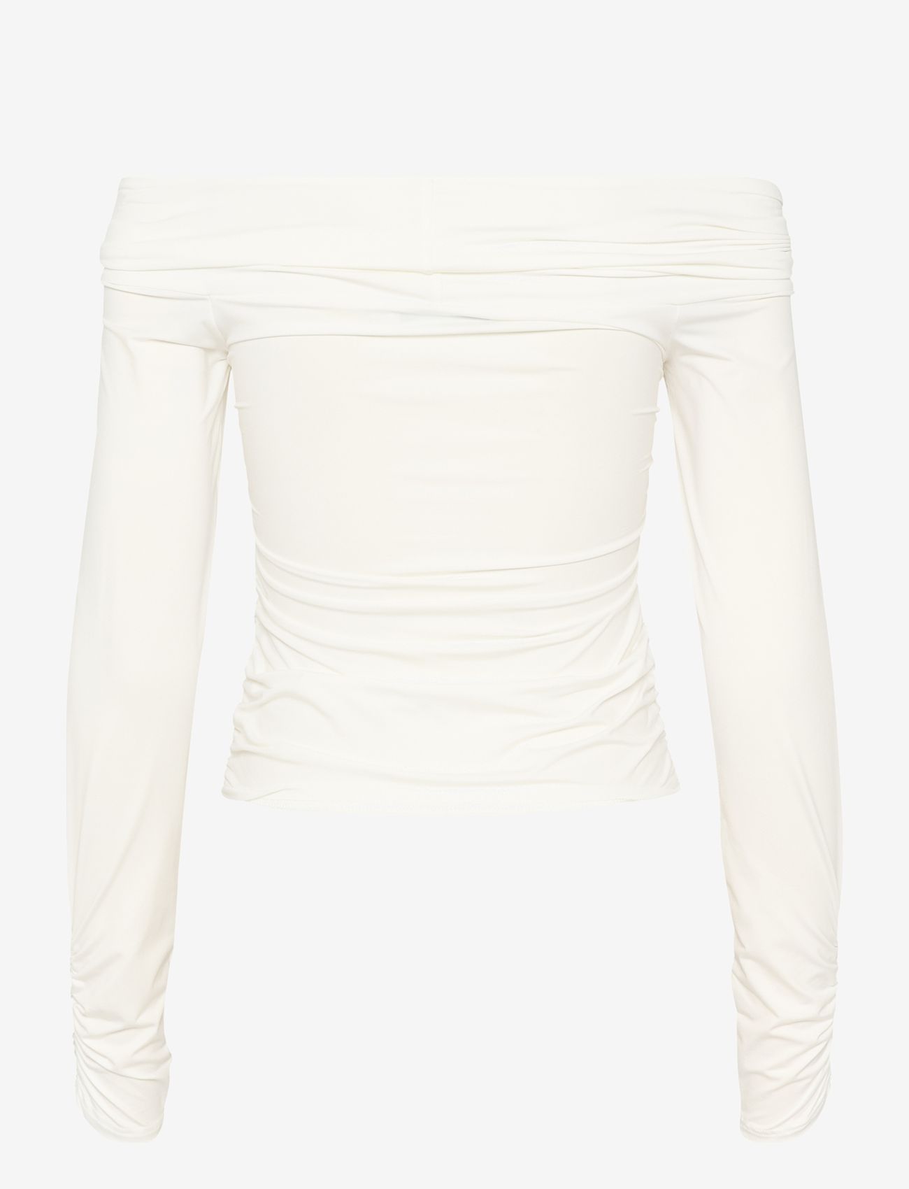 Gestuz - InaraGZ ls knot blouse - long-sleeved blouses - egret - 1
