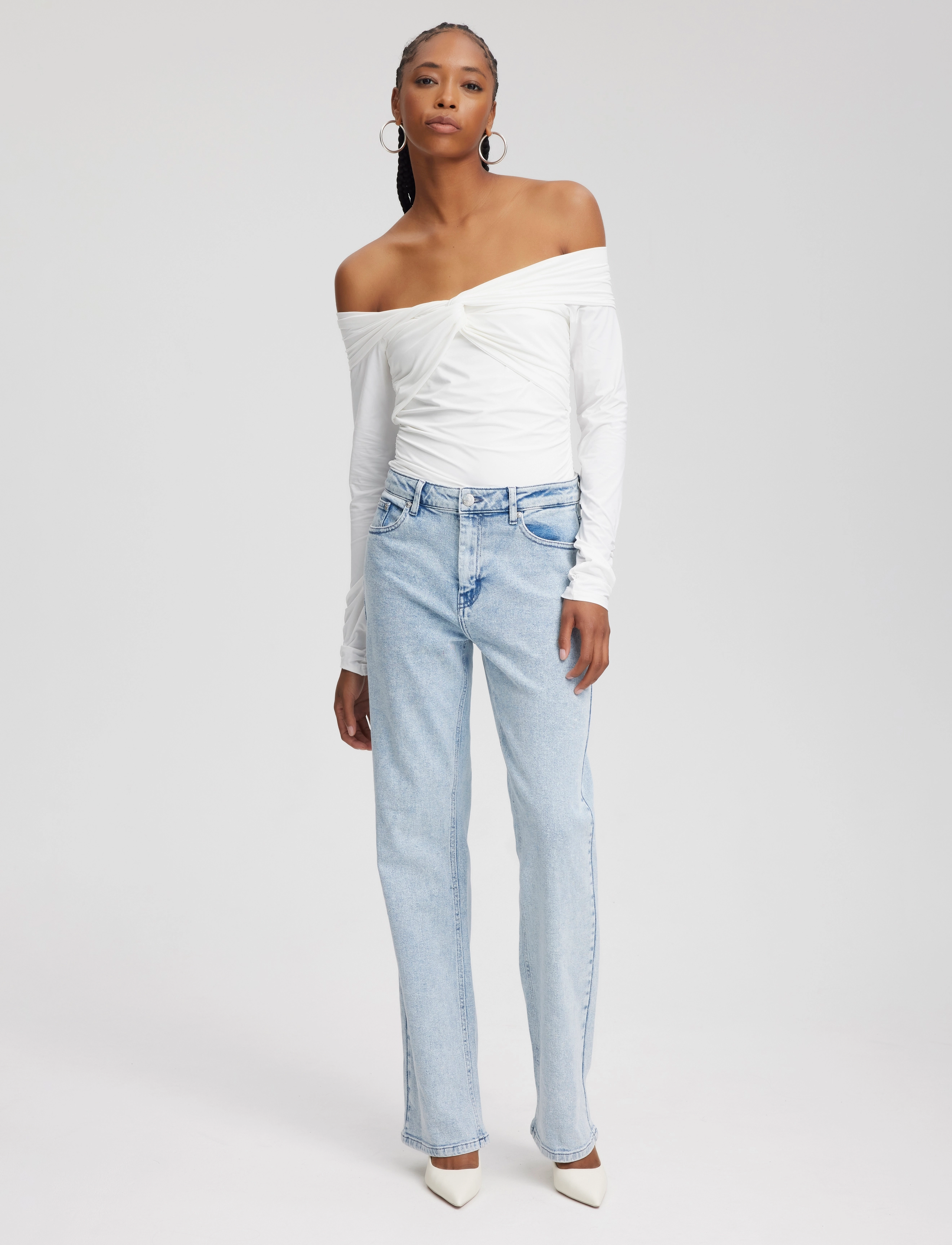 Gestuz - InaraGZ ls knot blouse - egret - 3