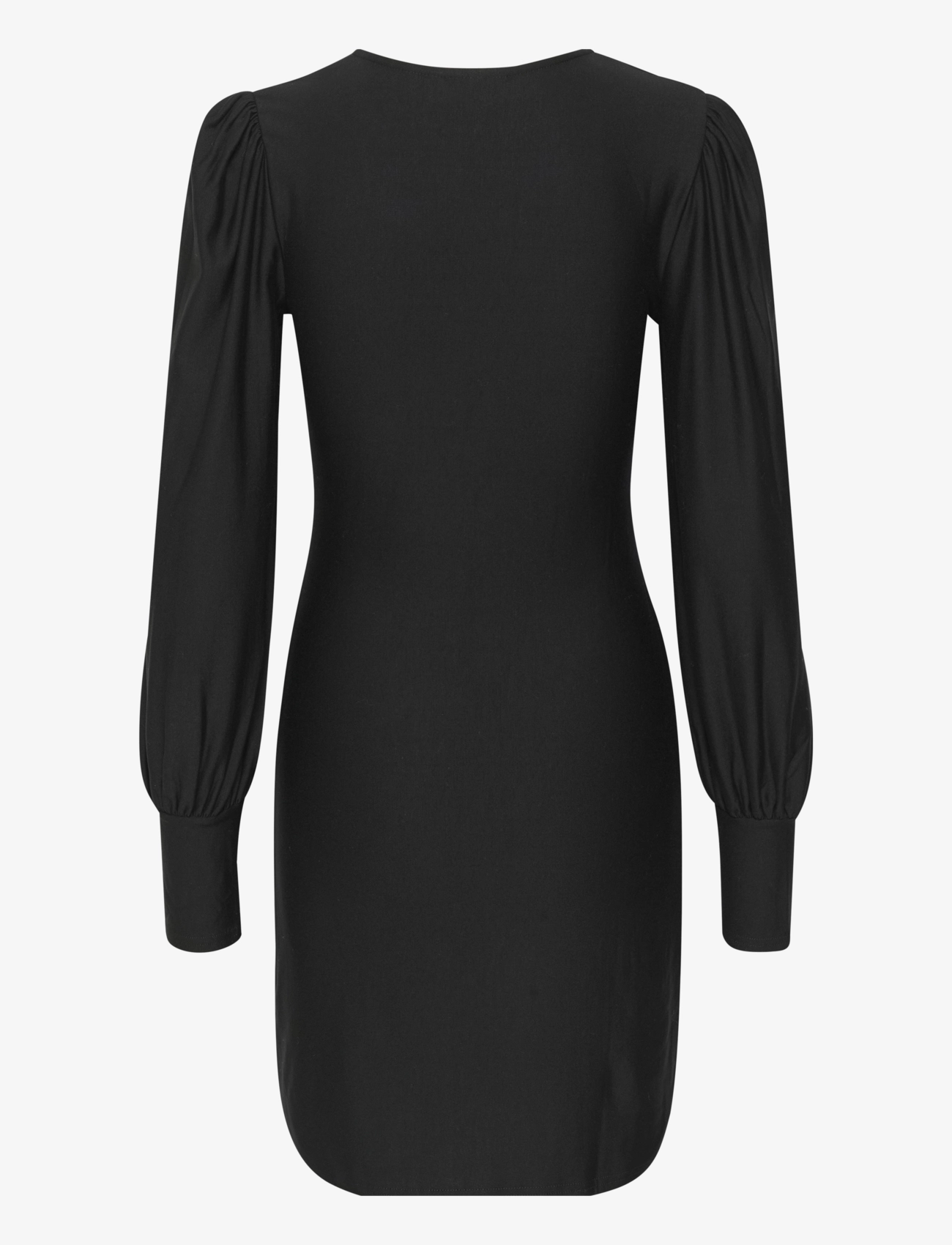 Gestuz - RifaGZ v-neck short dress - kurze kleider - black - 2