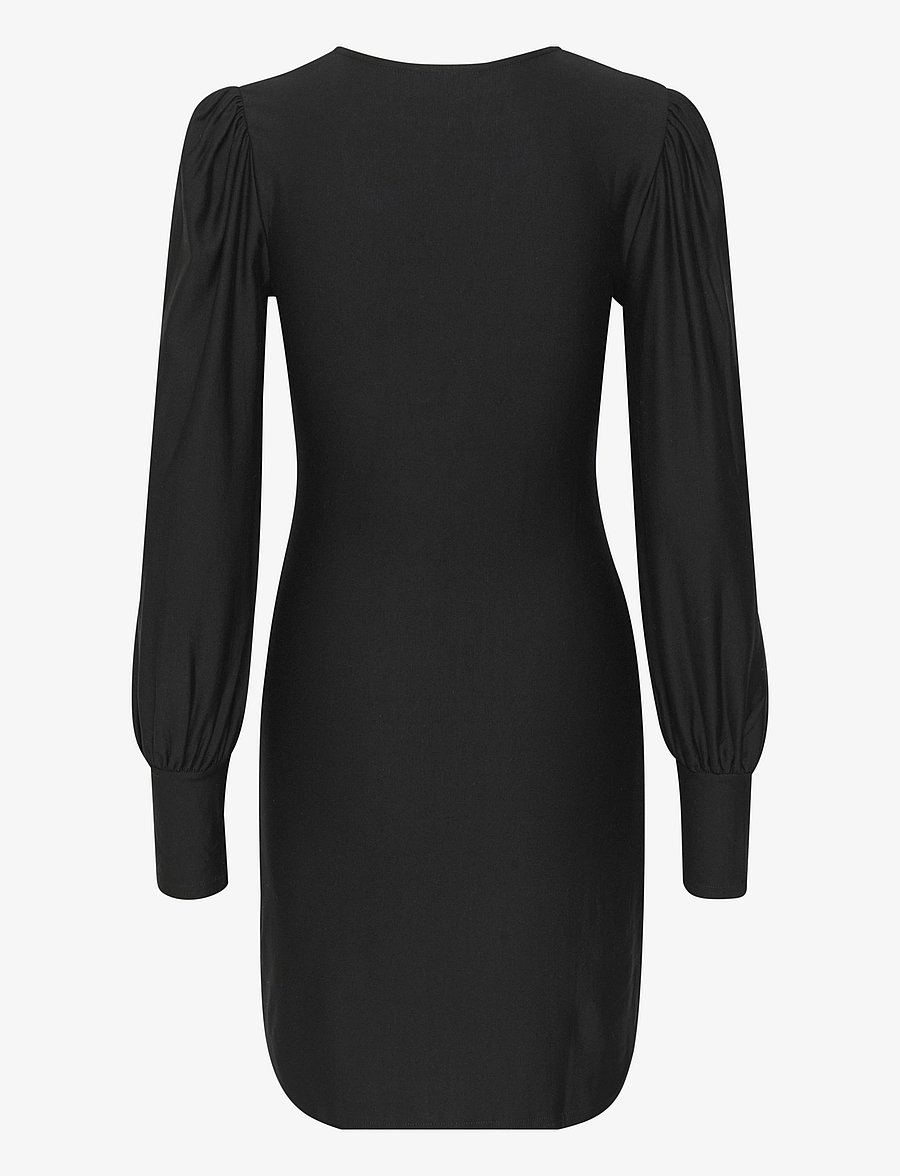 Gestuz - RifaGZ v-neck short dress - lyhyet mekot - black - 2