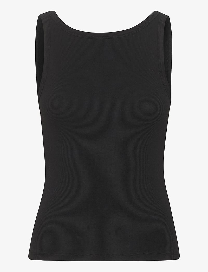 Gestuz - DrewGZ sl reversible top NOOS - ermeløse topper - black - 1