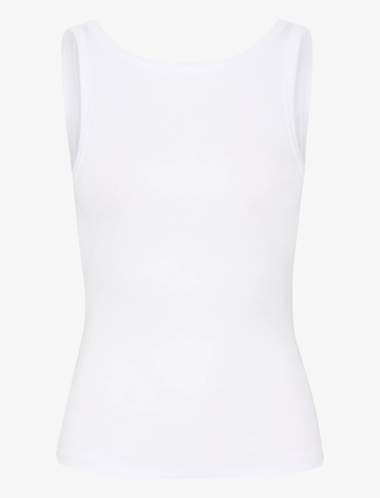 Gestuz - DrewGZ sl reversible top NOOS - sleeveless tops - bright white - 0