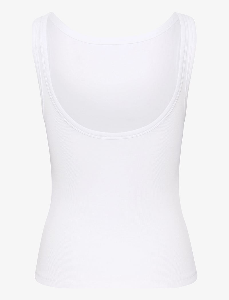 Gestuz - DrewGZ sl reversible top NOOS - sleeveless tops - bright white - 2