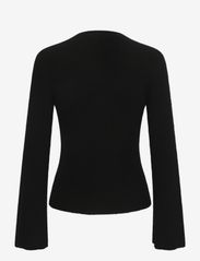 Gestuz - AntaliGZ peplum wool pullover - jumpers - black - 1