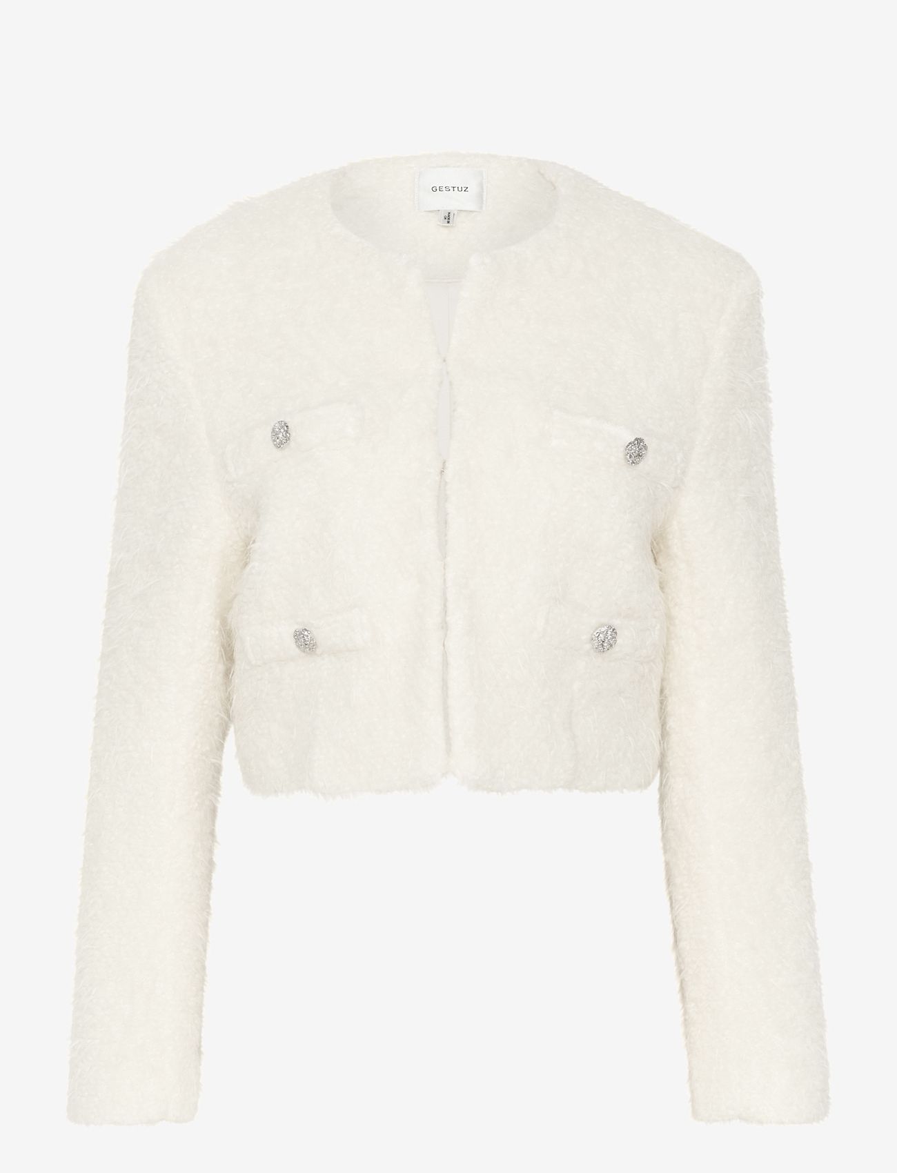 Gestuz - YalanaGZ short jacket - ballīšu apģērbs par outlet cenām - egret - 0