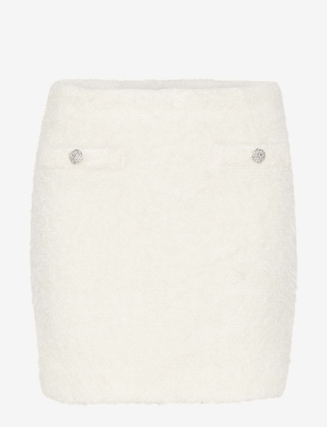 Gestuz - YalanaGZ HW mini skirt - strikkede nederdele - egret - 0