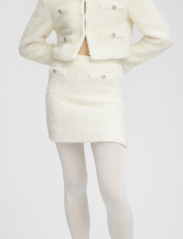 Gestuz - YalanaGZ HW mini skirt - strikkede nederdele - egret - 1