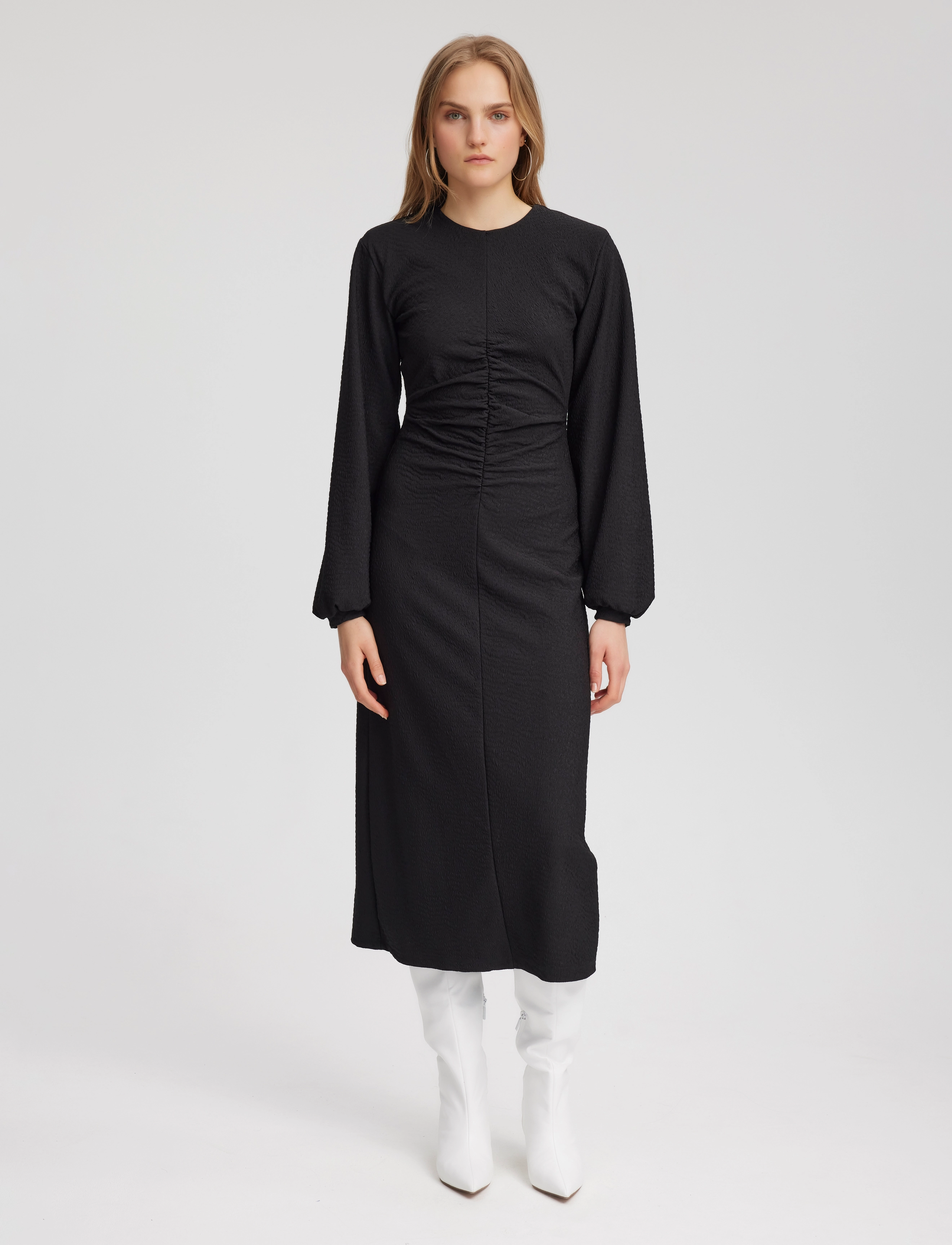 Gestuz - AilaGZ long dress - midi kjoler - black - 3