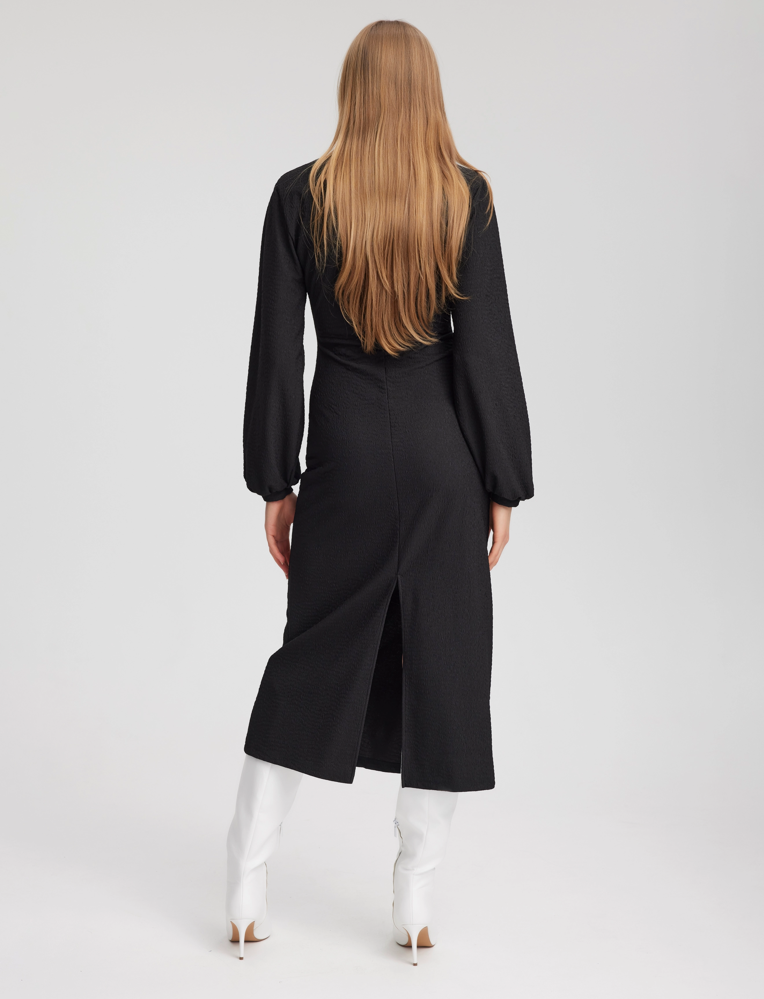 Gestuz - AilaGZ long dress - midi kjoler - black - 4
