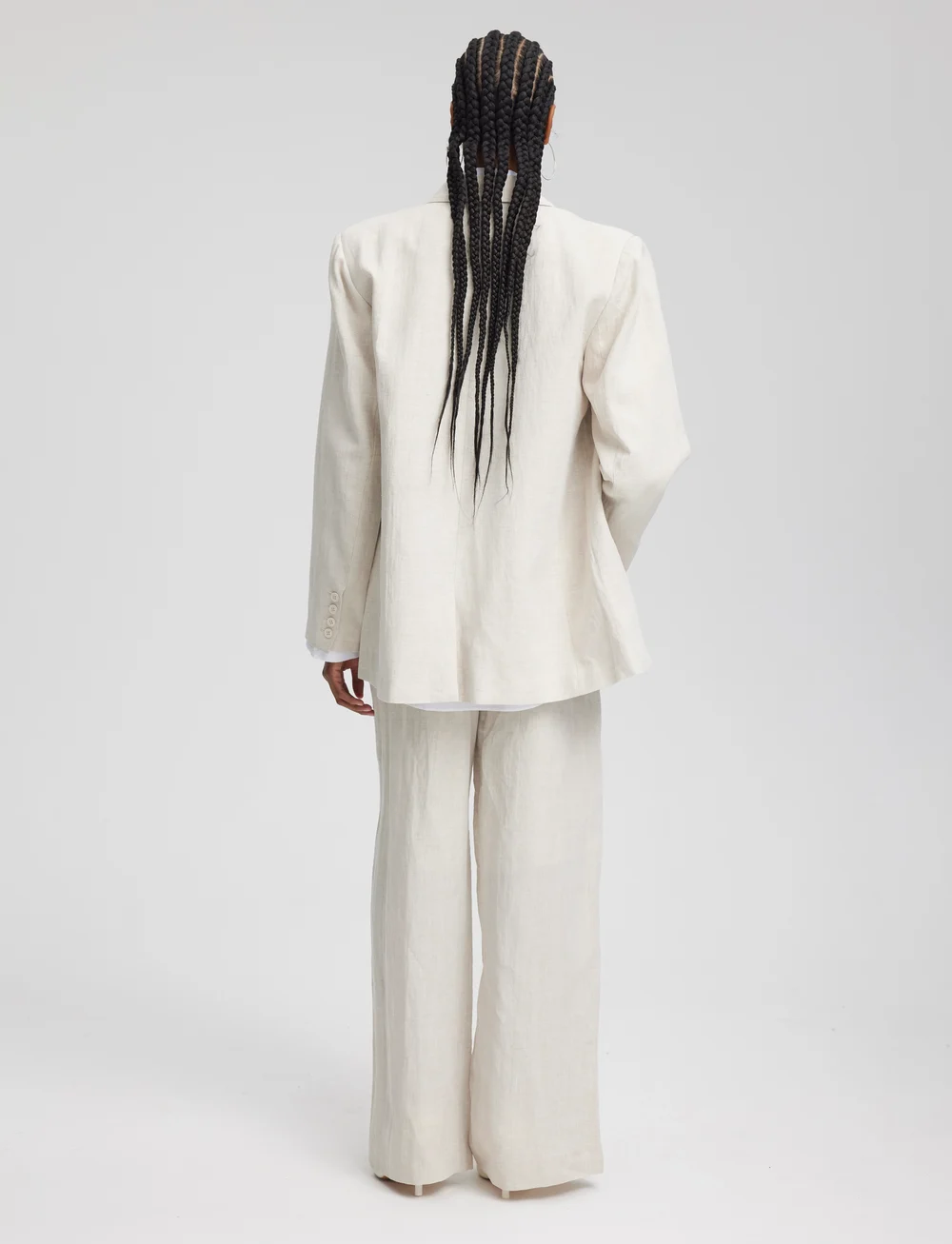 Gestuz - LizaGZ linen blazer NOOS - dobbeltradede blazere - tammy light sand - 4