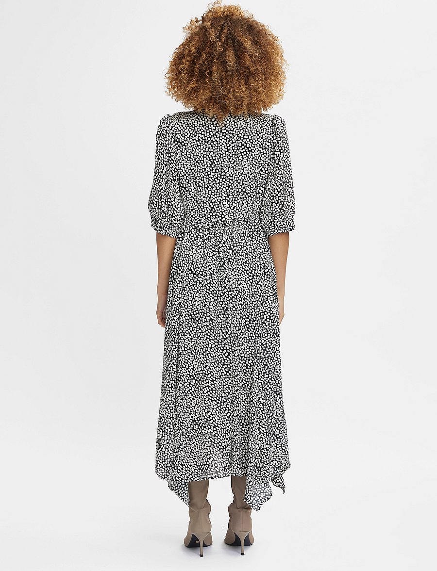 Gestuz - PrikkaGZ P midi dress - midi kjoler - blacknwhite dot - 3