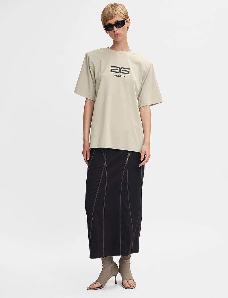 Gestuz - AcuraGZ HW skirt - maxi nederdele - black - 3