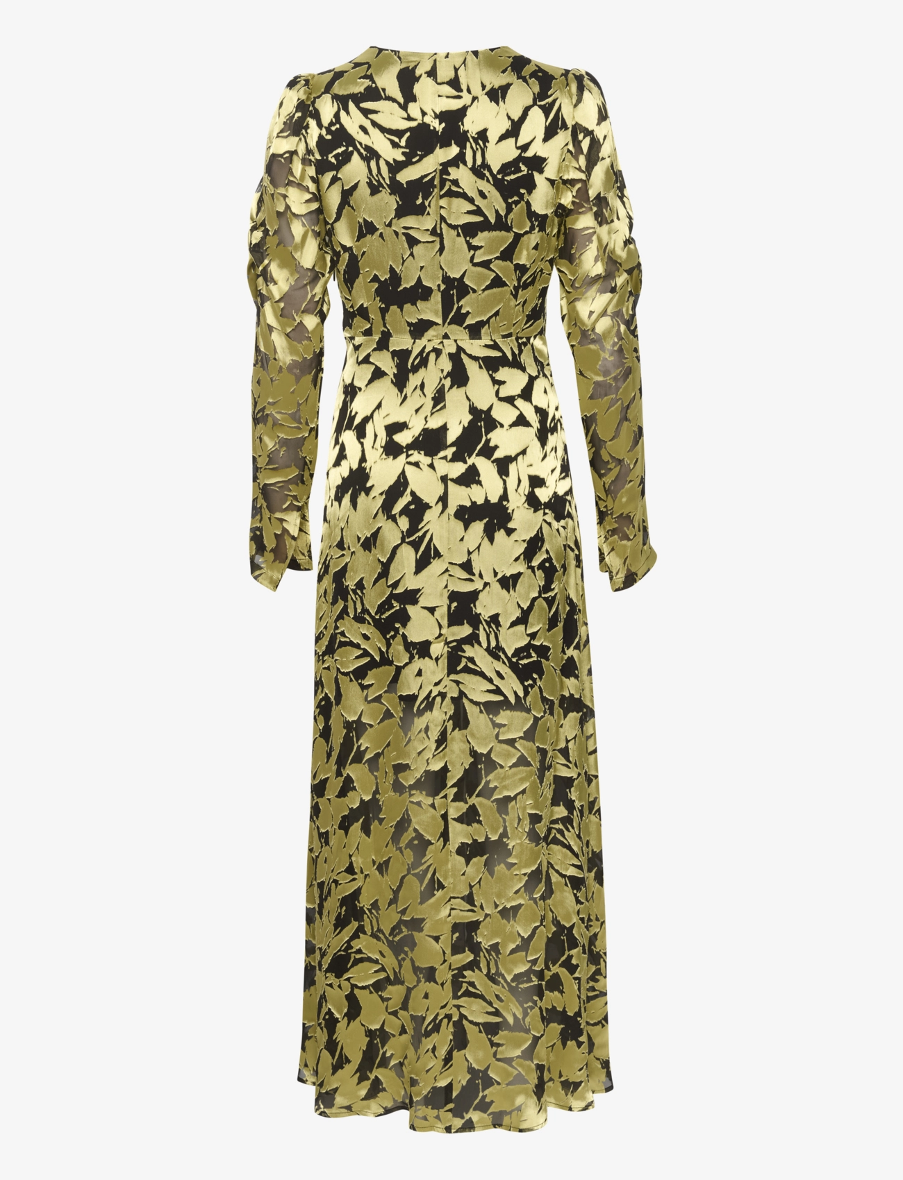 Gestuz - SikuraGZ P silk maxi dress - aftenkjoler - luminary green leaves - 2