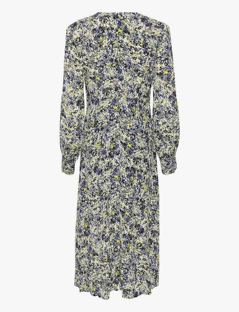Gestuz - JillyGZ P midi dress - midi kjoler - green floral multi - 2