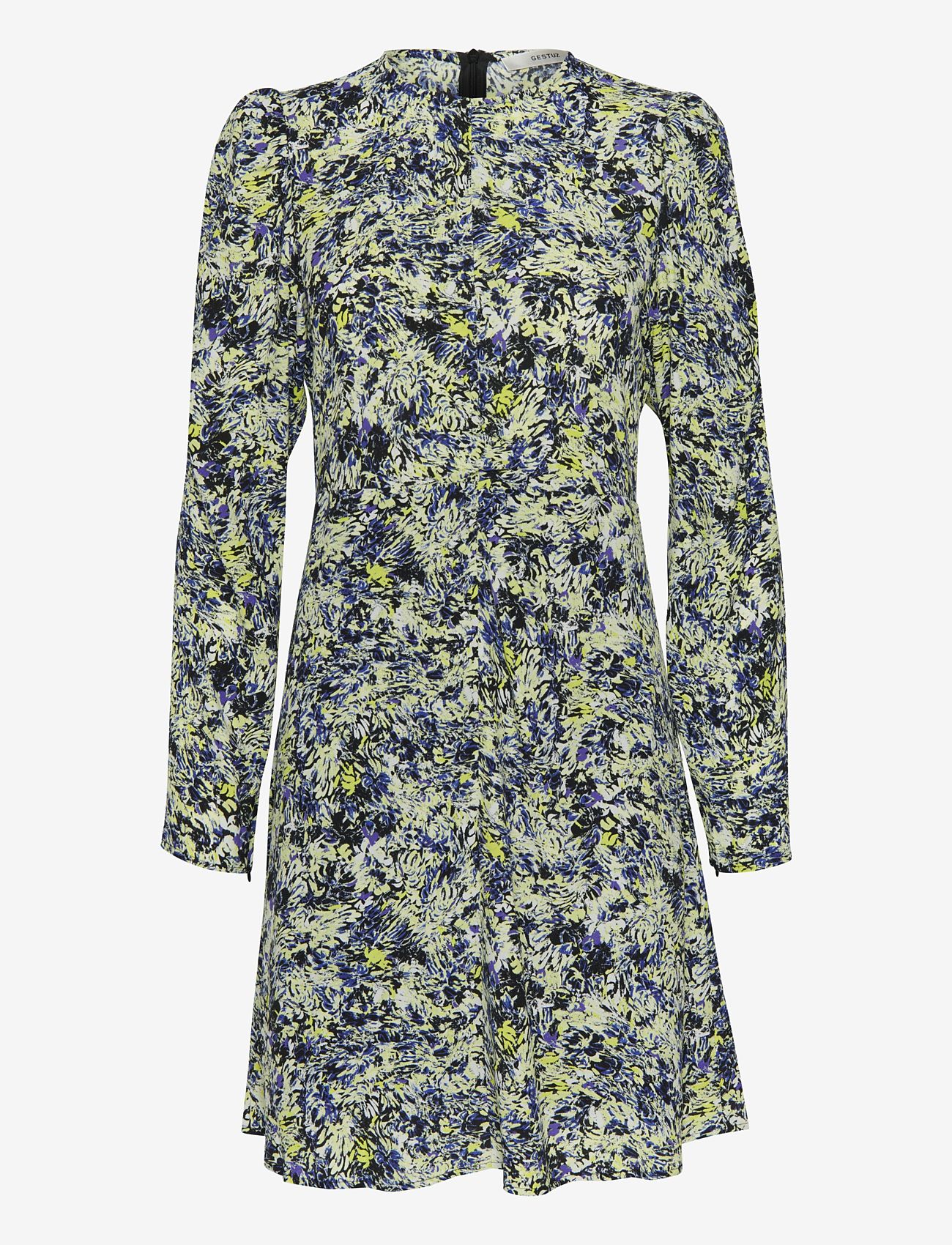 Gestuz - JillyGZ P short dress - korte kjoler - green floral multi - 1