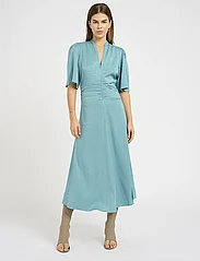 Gestuz - BrinaGZ midi SS dress - party wear at outlet prices - brittany blue - 3