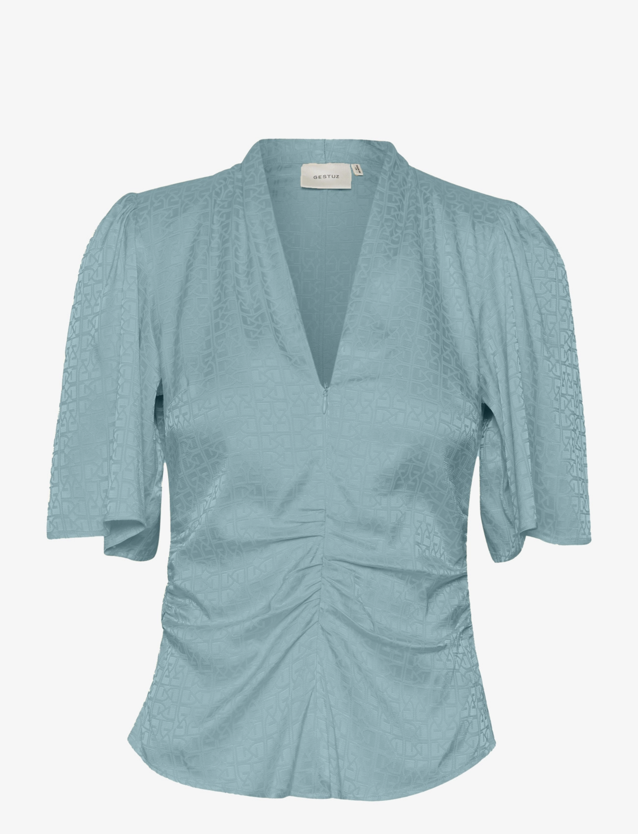 GESTUZ Brinagz Ss Bluse Blau - 32 - Damen